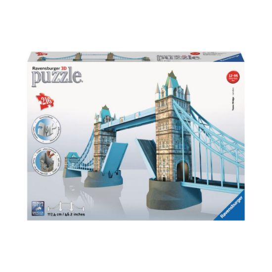 Picture of Ravensburger 3D Puzzle: London Tower Bridge Building - Maxi (216pcs) (12559)