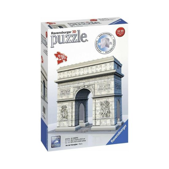 Picture of Ravensburger 3D Puzzle: Arc de Triomphe - Paris (216pcs) (12514)