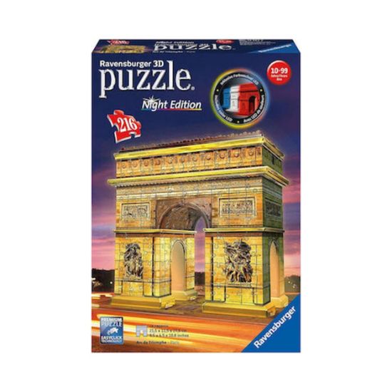 Picture of Ravensburger 3D Puzzle: Arc De Triomphe Night Edition (216pcs) (12522)