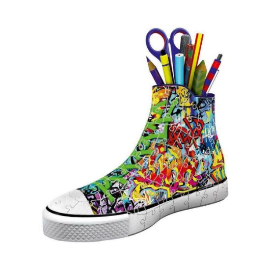 Picture of Ravensburger 3D Puzzle: Sneaker Graffiti Pen Holder (108 pcs) (12535)