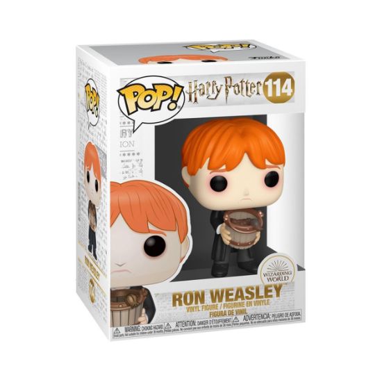 Picture of Funko Pop! Harry Potter: Wizarding World - Ron Weasley (Puking Slugs with Bucket) #114 Vinyl Figure