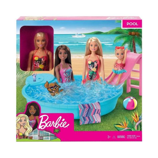 Picture of Mattel Barbie - Doll and Pool Playset (GHL91)