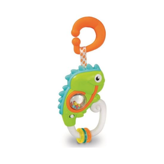 Picture of Baby Clementoni Baby Rattle Fun Chameleon Shake And Play For 3+ Months