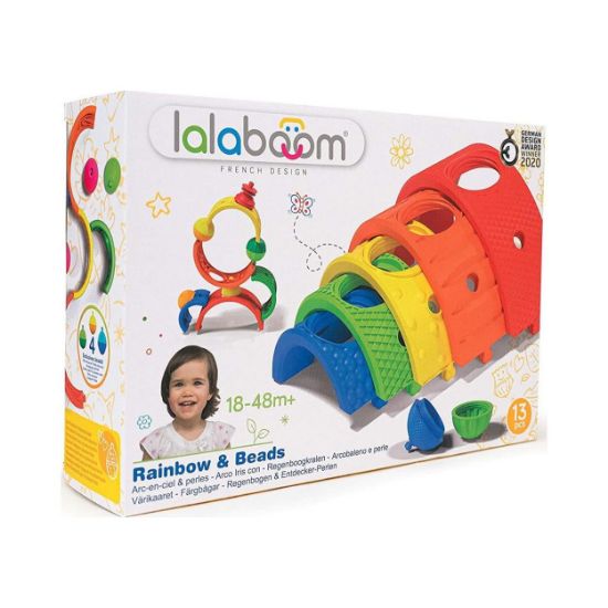 Picture of Lalaboom Rainbow & Eductional Beads 13 pcs For 18-48 Months