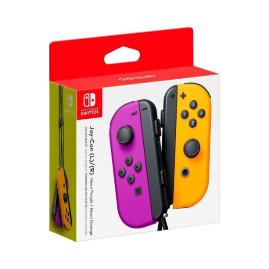 Picture of NSW Nintendo Switch Joy-Con Pair Neon Purple-Orange 