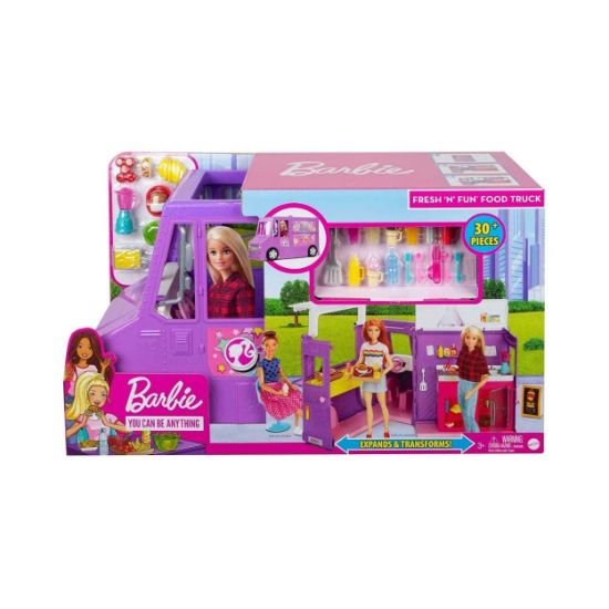 Picture of Mattel Barbie You Can Be Anything - Food 'N' Fun Food Truck (GMW07)