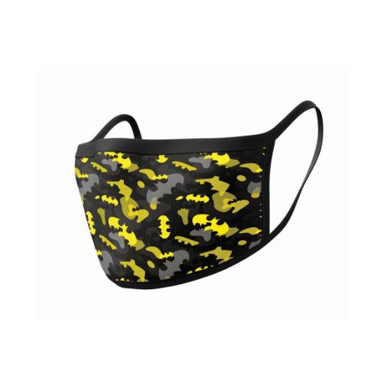 Picture of Pyramid Batman (Camo Yellow) "x2 Pieces" Face Covering Mask (GP85578)