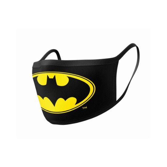 Picture of Pyramid DC Batman (Logo) Mask - 2Pack Face Covers (GP85554)