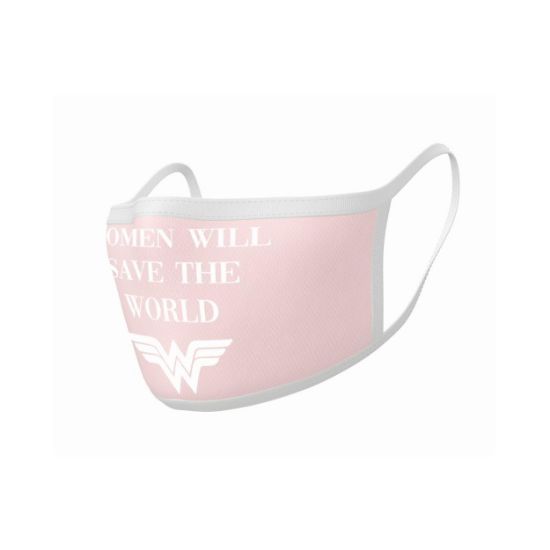 Picture of Pyramid DC Wonder Woman (Save the World) Mask - 2Pack Face Covers (GP85560)