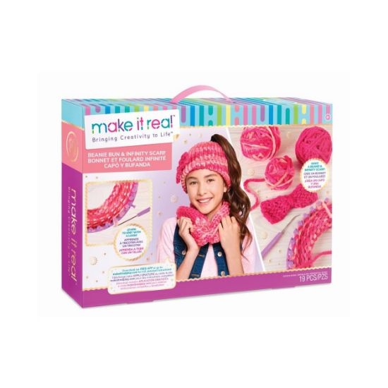 Picture of Make it Real: Beanie Bun & Infinity Scarf (1605)