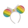 Picture of Loungefly: Disney - Sequin Rainbow Minnie Ears Headband (WDHB0088)