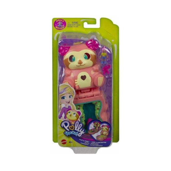 Picture of Mattel Polly Pocket: Flip & Find - Sloth (GTM59)