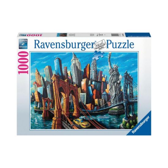 Picture of Ravensburger Puzzle: Welcome to New York (1000pcs) (16812)