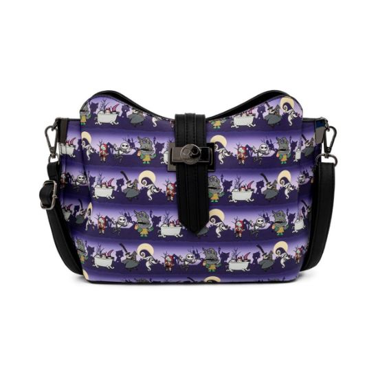 Picture of Loungefly Lf Disney Nbc Halloween Line Crossbody Bag (WDTB2273)