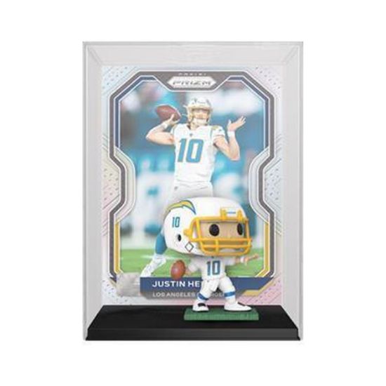 Picture of Funko Pop! Trading Cards: Los Angeles Chargers - Justin Herbert #08 Vinyl Figure