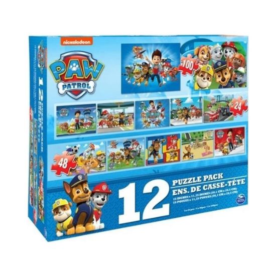 Picture of Spin Master Paw Patrol: 12 Puzzle Pack (6041049)