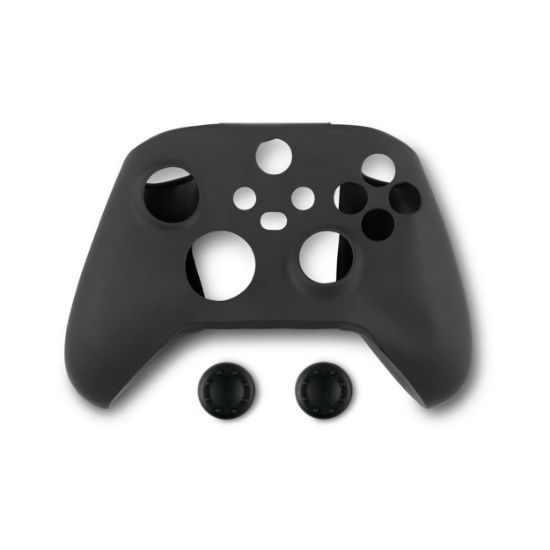 Picture of Spartan Gear - Controller Silicon Skin Cover and Thumb Grips (compatible with xbox series x/s) (colour: Black)