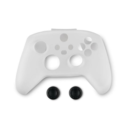 Picture of Spartan Gear - Controller Silicon Skin Cover and Thumb Grips (compatible with xbox series x/s) (colour: White)