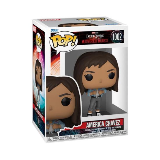 Picture of Funko Pop! Marvel: Doctor Strange In The Multiverse of Madness - America Chavez #1002 Bobble-Head Vinyl Figure