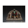 Picture of Iron Studios Deluxe: The Mandalorian - Boba Fett on Throne Art Scale Statue (1/10) (LUCSWR45621-10)