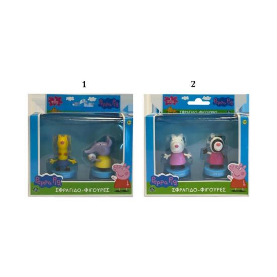 Picture of Giochi Preziosi Hero-Mania: Peppa Pig Σφραγιδοφιγούρες (2Pack) (PP005000)