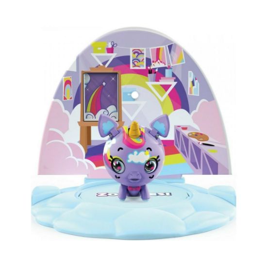Picture of Spin Master Zoobles!: Zoobles & Happitat - Rainbow Unicorn 1-Pack (20134975)