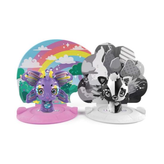 Picture of Spin Master Zoobles!: Zoobles & Happitat Opposite Obsessed Butterfly & Black White Fox (2-Pack) (20135095)