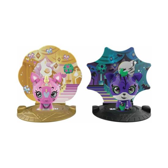 Picture of Spin Master Zoobles!: Zoobles & Happitat Opposite Obsessed Sweet Unicorn & Spooky Tiger (2-Pack) (20135096)