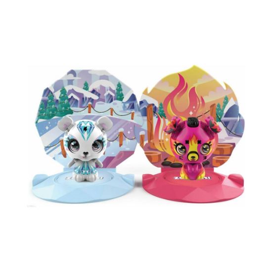 Picture of Spin Master Zoobles!: Zoobles & Happitat Opposite Obsessed Icy Polar Bear & Firey Puppy (2-Pack) (20133140)