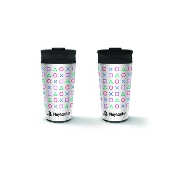 Picture of Pyramid Playstation Shapes Metal Travel Mug (MTM25995)