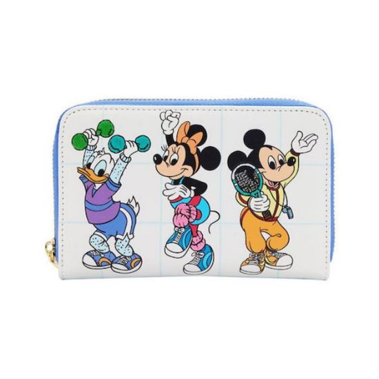 Picture of Loungefly Disney Mickey Mouse - Mousercise Zip Around Wallet (WDWA2094)