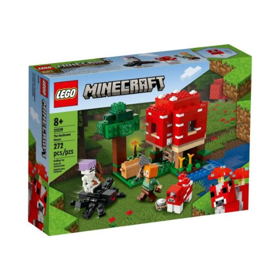 Picture of LEGO® Minecraft®:The Mushroom House (21179)