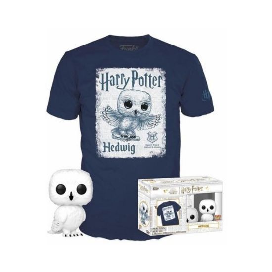 Picture of Funko Pop! & Tee (Adult): Harry Potter - Hedwig Vinyl Figure & T-Shirt (M)
