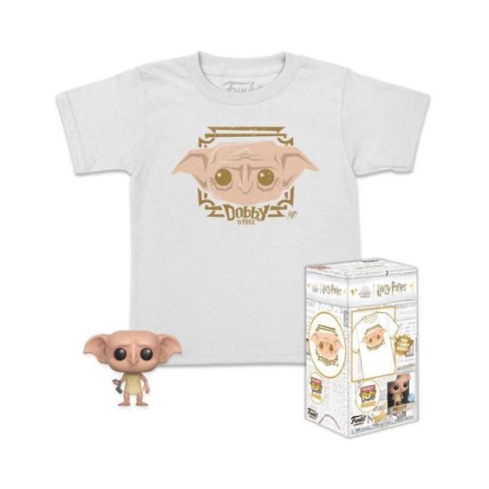 Picture of Funko Pocket Pop! & Tees (Child): Harry Potter - Dobby (Special Edition) Figure & T-Shirt (M)