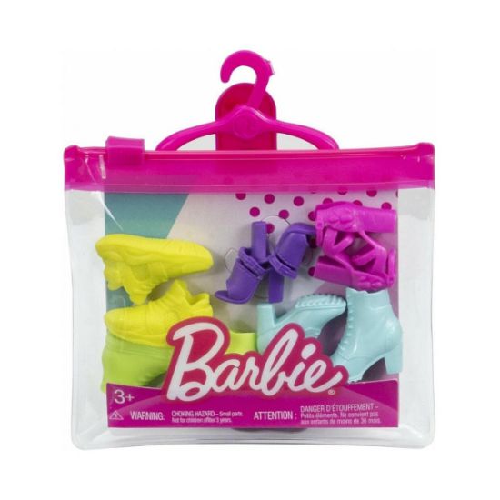 Picture of Mattel Barbie Fashion - 5 Pairs of Shoes in Different Colors Style (HBV30)