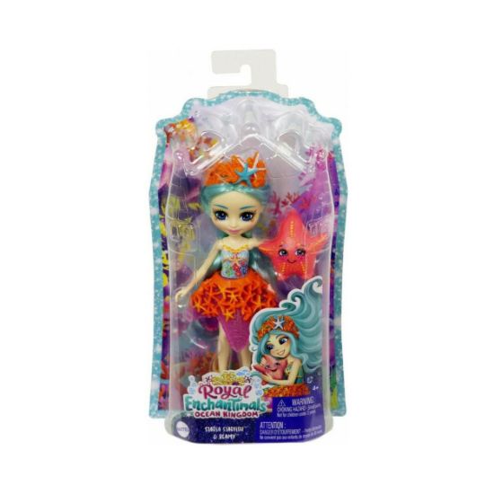 Picture of Mattel Royal Enchantimals Ocean Kingdom - Staria Starfish & Beamy (HCF69)