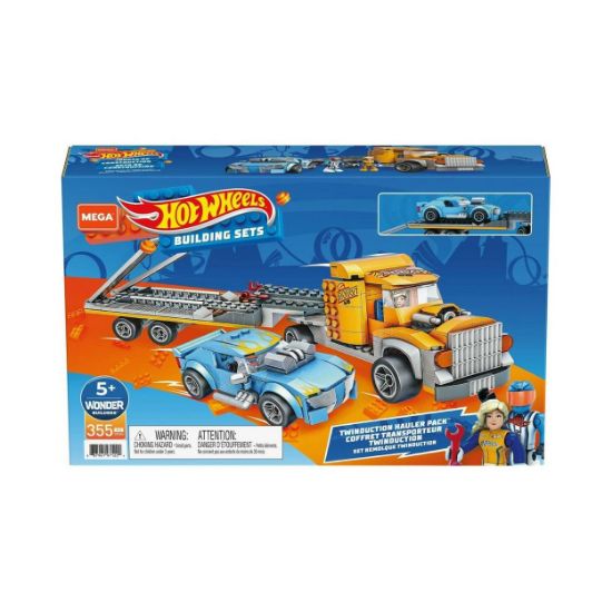 Picture of Mattel Mega Hot Wheels Building Sets - Twinduction Hauler Pack (GYG66)