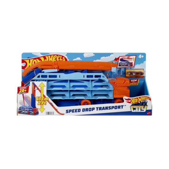 Picture of Mattel Hot Wheels City - Speed Drop Transport (HDY92)