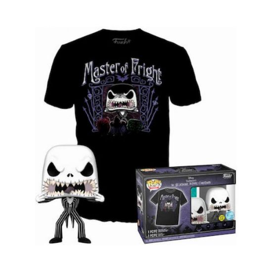 Picture of Funko Pop! & Tee (Adult): Disney The Nightmare Before Christmas - Jack Skellington (Glows in the Dark) (Special Edition) Vinyl Figure & T-Shirt (XL)