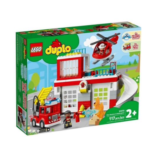 Picture of LEGO® DUPLO® Town: Fire Station & Helicopter (10970)