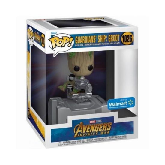 Picture of Funko Pop! Deluxe: Marvel Avengers Infinity War - Guardians' Ship: Groot (Special Edition) #1026 Bobble-Head Vinyl Figure