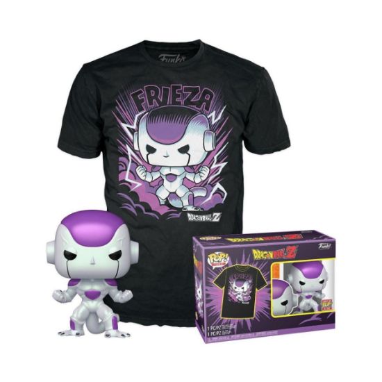 Picture of Funko Pop! & Tee (Adult): Dragon Ball Z - Frieza 4th Form Vinyl Figure & T-Shirt (XL)
