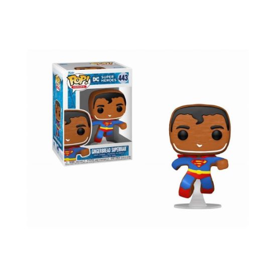 Picture of Funko Pop! Heroes: DC Super Heroes Holiday - Gingerbread Superman #443 Vinyl Figure