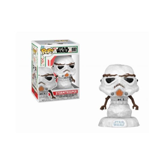Picture of Funko Pop! Disney Star Wars: Holiday - Stormtrooper #557 Bobble-Head Vinyl Figure