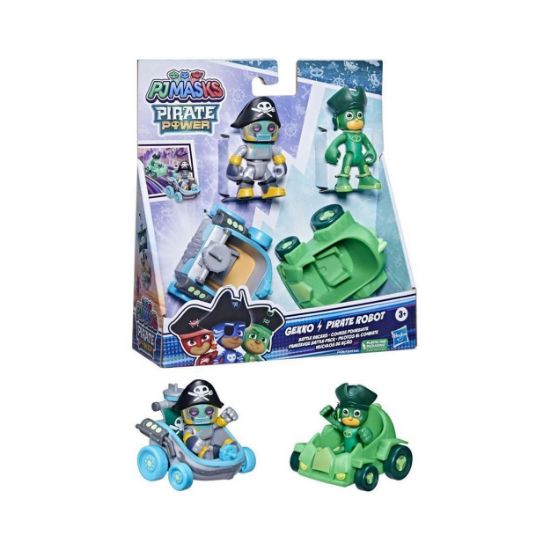 Picture of Hasbro PJ Masks: Gekko & Pirate Robot Battle Racers (F4586)