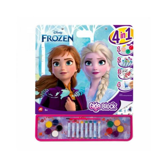 Picture of Giga Block Drawing Set Disney Frozen 4 In 1 For Ages 3+