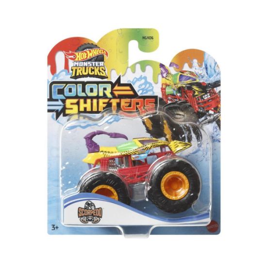 Picture of Mattel Hot Wheels: Monster Trucks Color Shifters - Scorpedo Vehicle (HMH32)