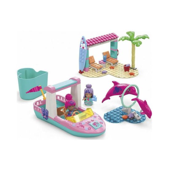 Picture of Mattel Mega Bloks Barbie: Color Reveal Dolphin Exploration (HHW83)