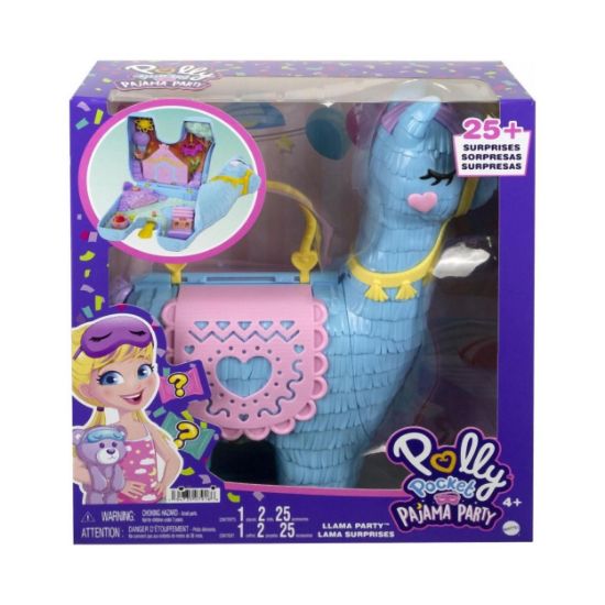Picture of Mattel Polly Pocket: Pajama Party - Pajama Llama Lama Surprises (HHX74)