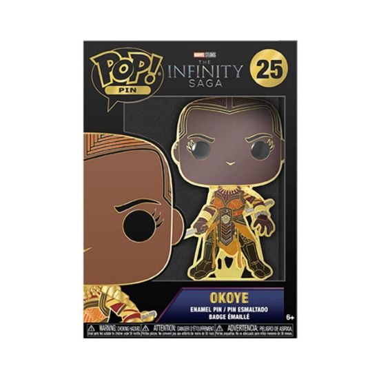 Picture of Funko Pop! Pin: Marvel The Infinity Saga - Okoye #25 Large Enamel Pin